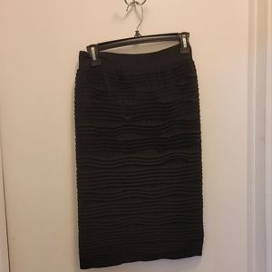 Mini black skirt